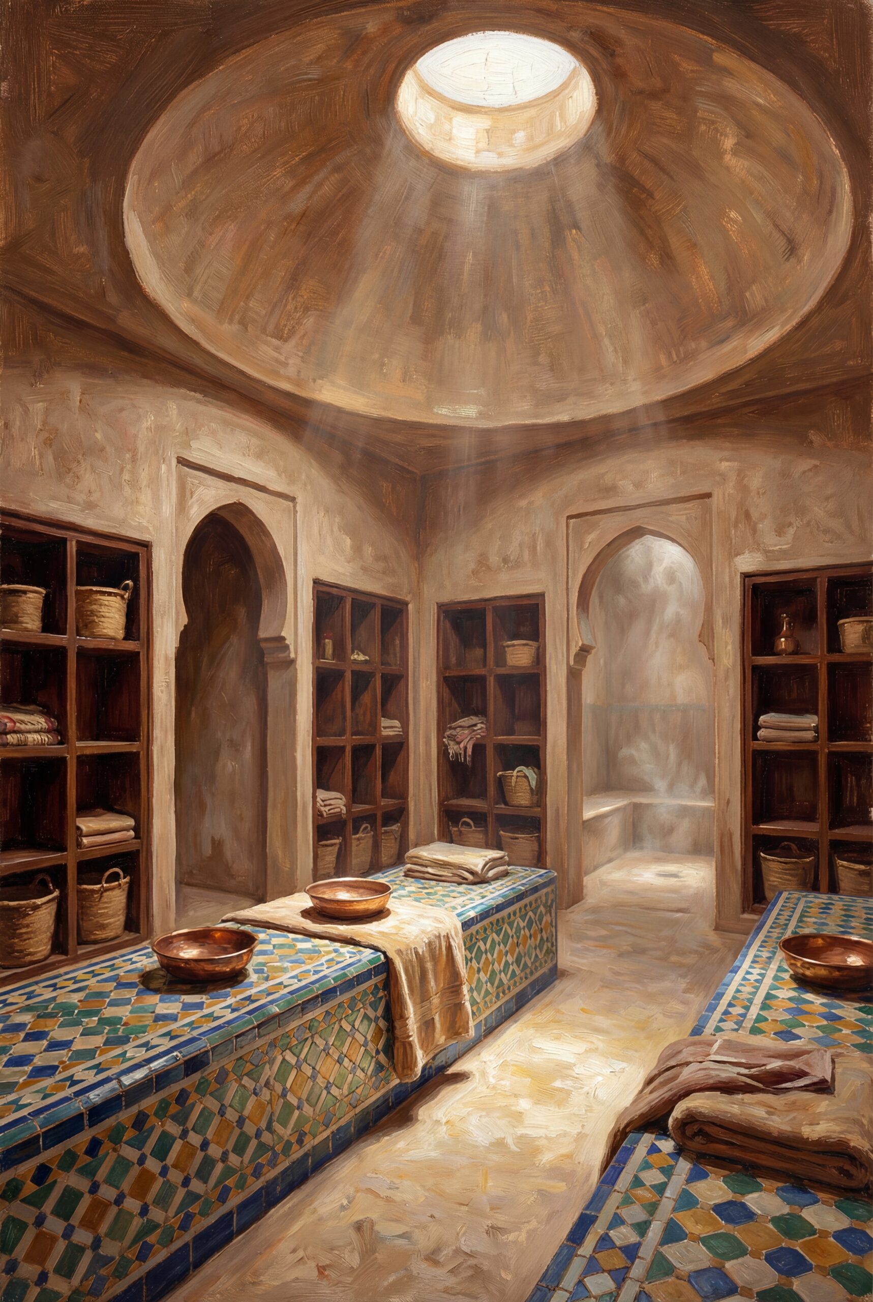 Moroccan Hammam Changing Room