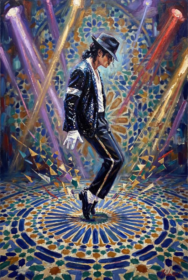 Michael Jackson Moonwalk on Zellige