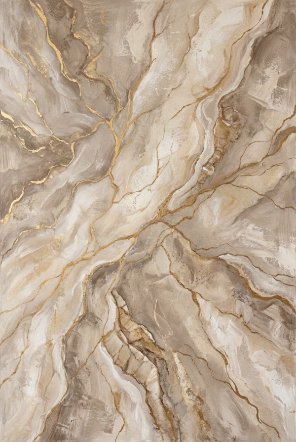 Marble Veining Gold Abstract